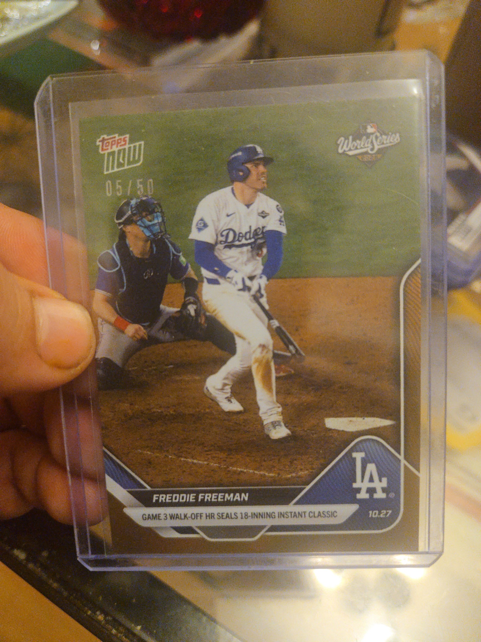 New Topps Dodgers trading cards series