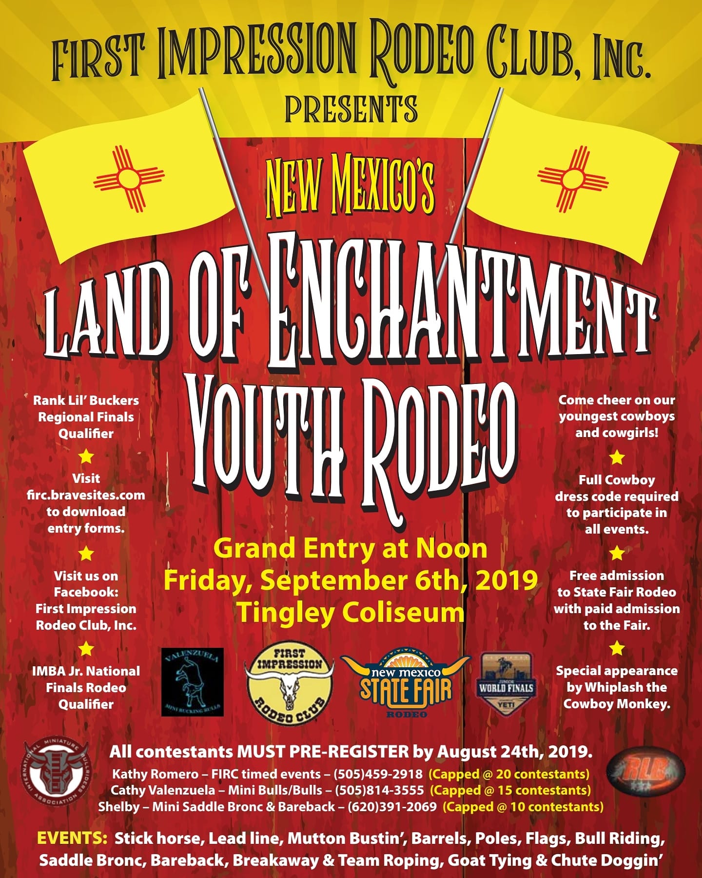 STATE FAIR ENTRY FORMS... - First Impression Rodeo Club, Inc.