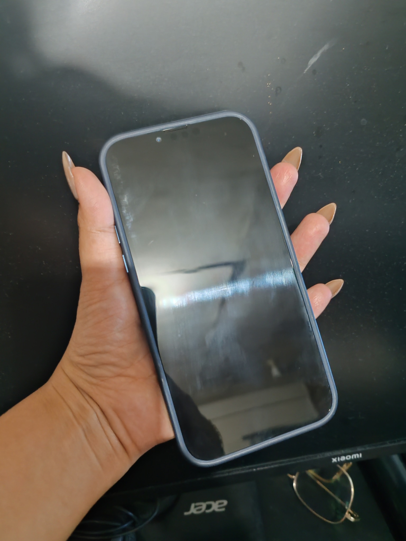 I phone 13 pro max cracked only at the back cover