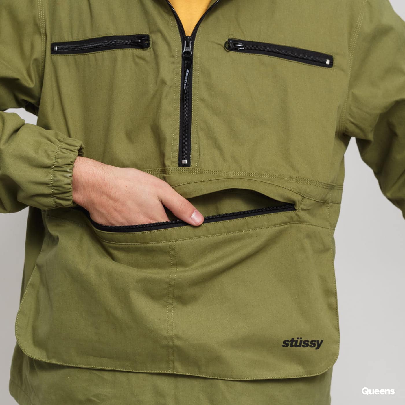 Stussy Big Pocket Anorak Size XX Large sonirhoh hvn bnu ?