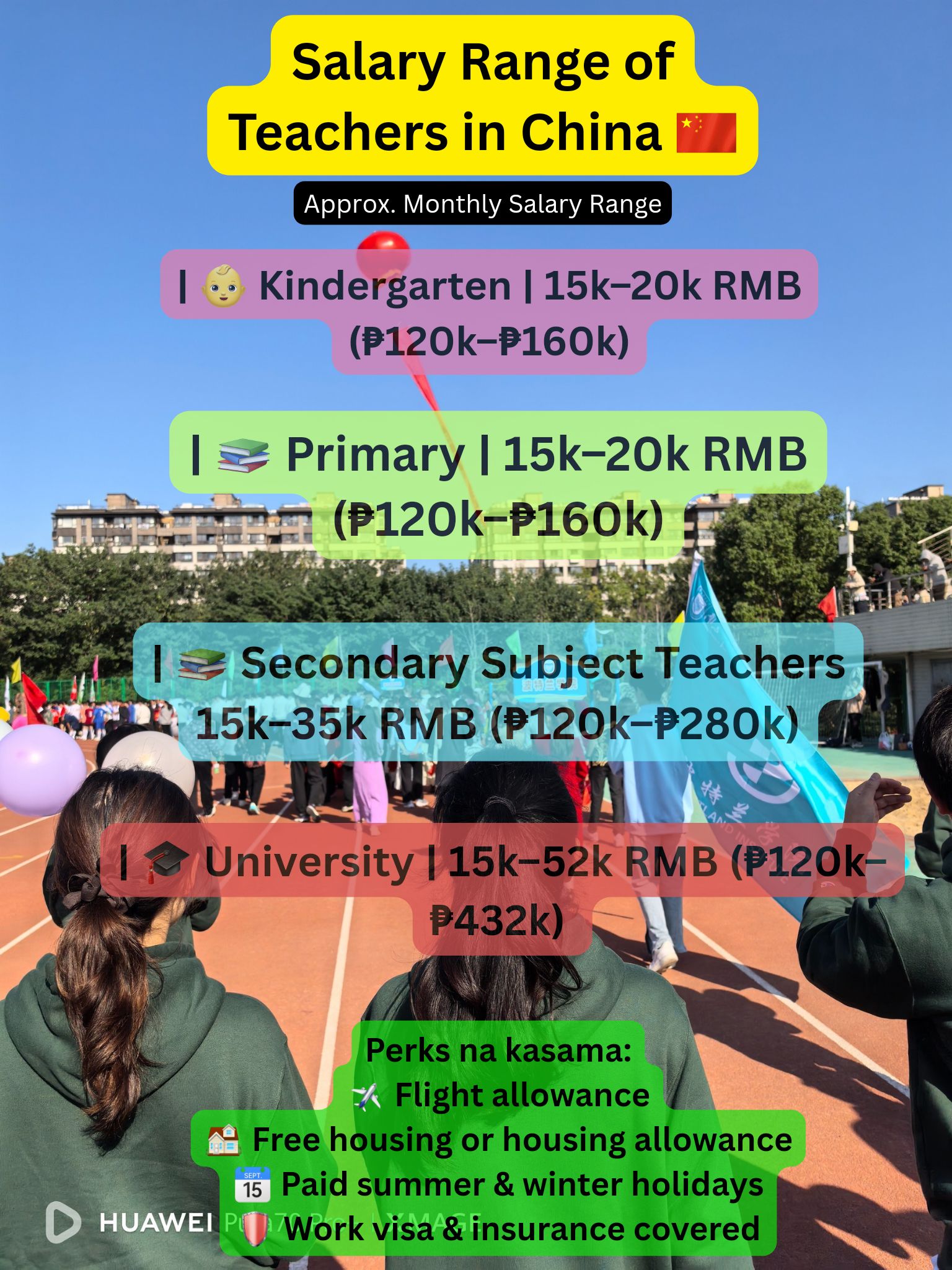 OFW teachers in China: Salary stories.