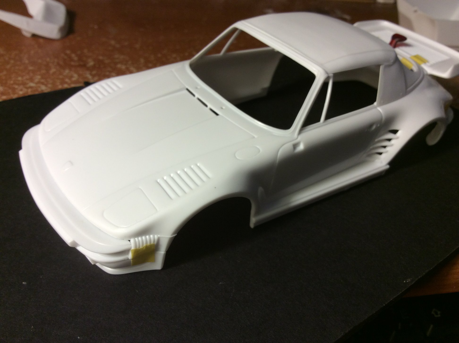 Revell 1/24 Porsche 911 slant nose model corrections