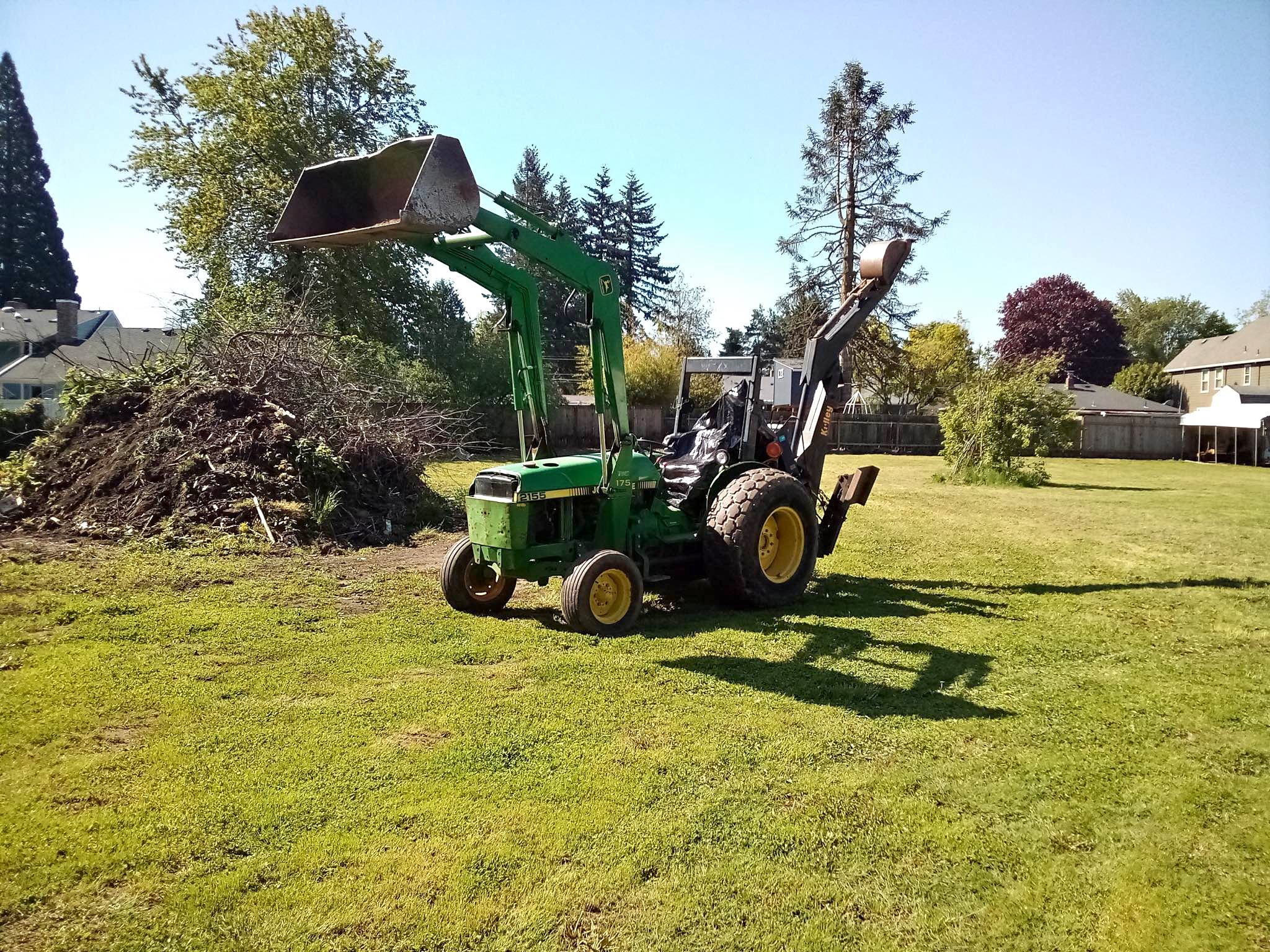 John Deere 2155 175 Tractor Loader Backhoe - Toy Construction Vehicles ...