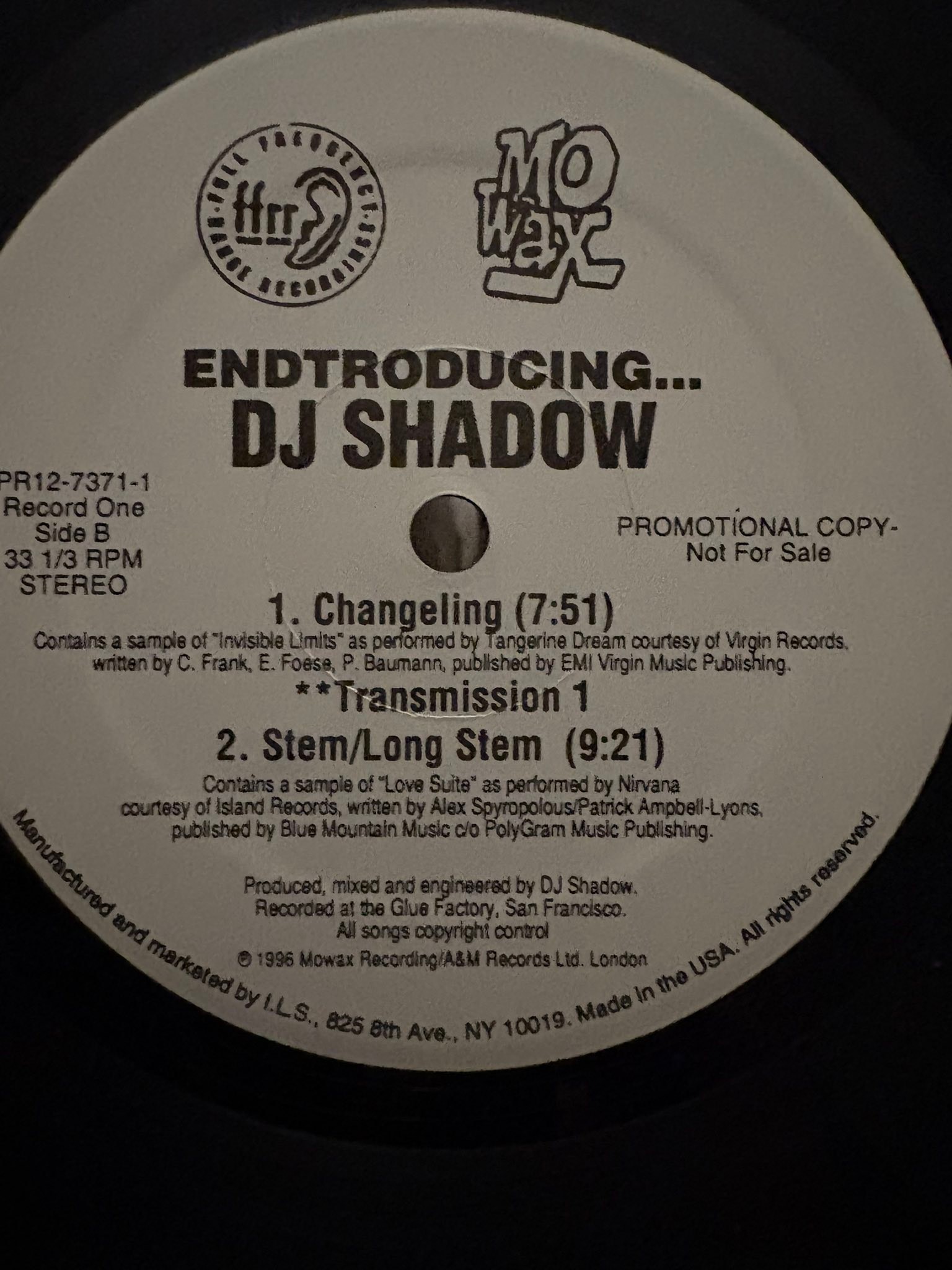 For my vinyl collectors. 250 white label copies ONLY! DJ Premier X