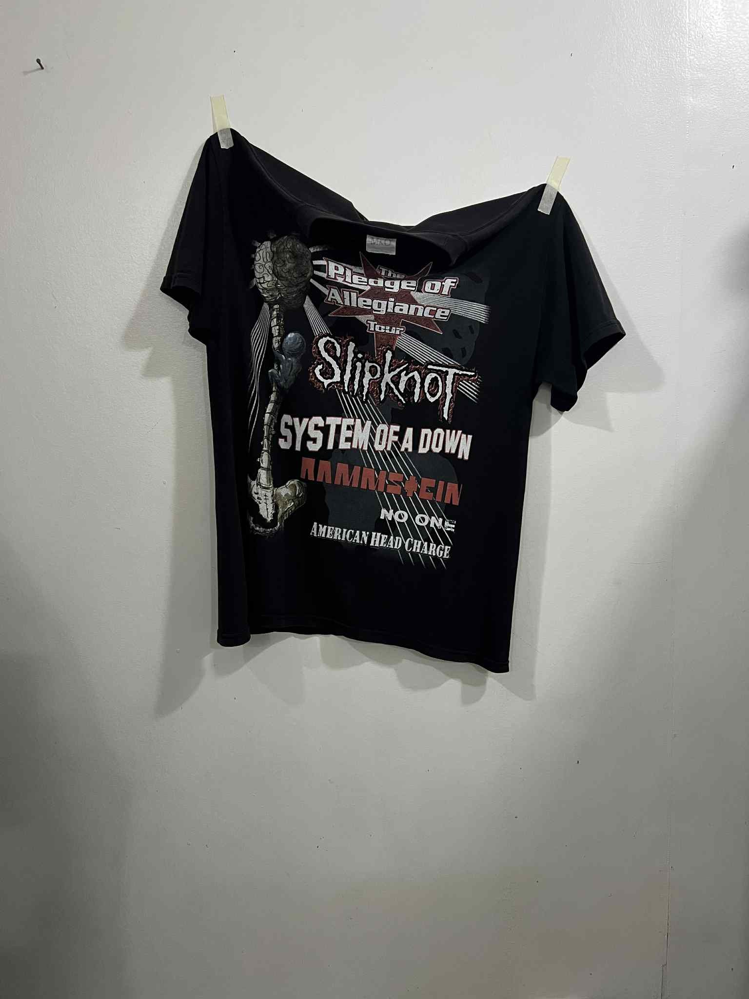 Slipknot pledge of allegiance tour shirt