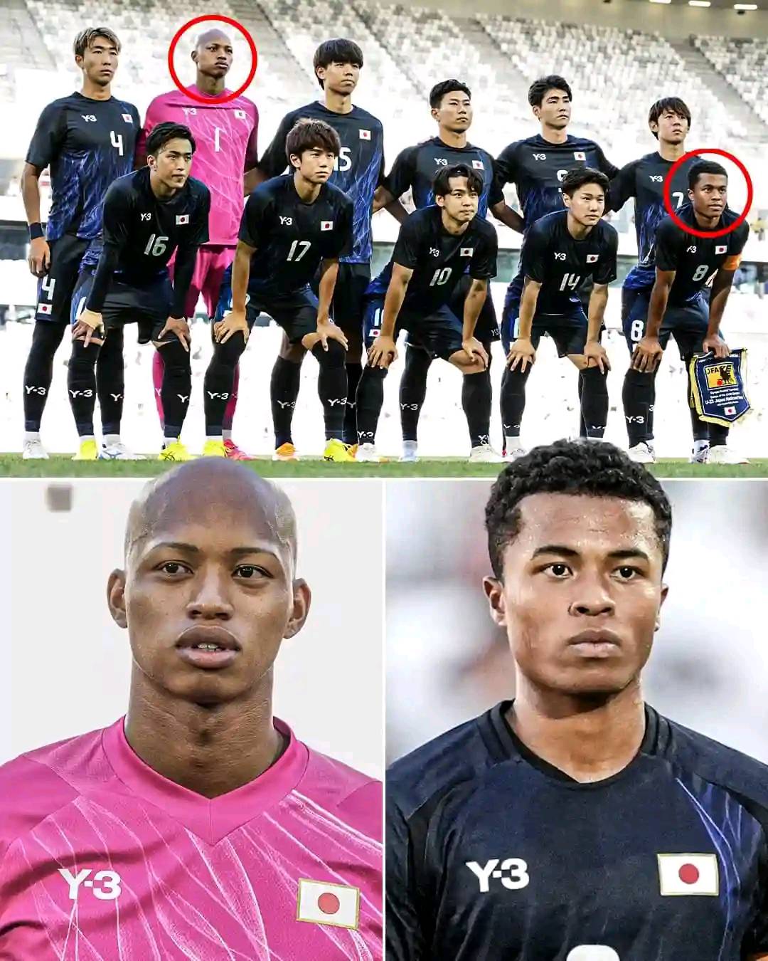 Japanese athletes in various sports