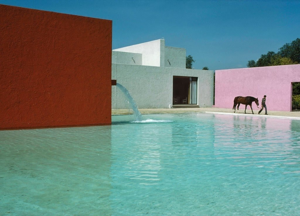 Cuadra San Cristobal, Mexico City, 1967-68 by Luis Barragán