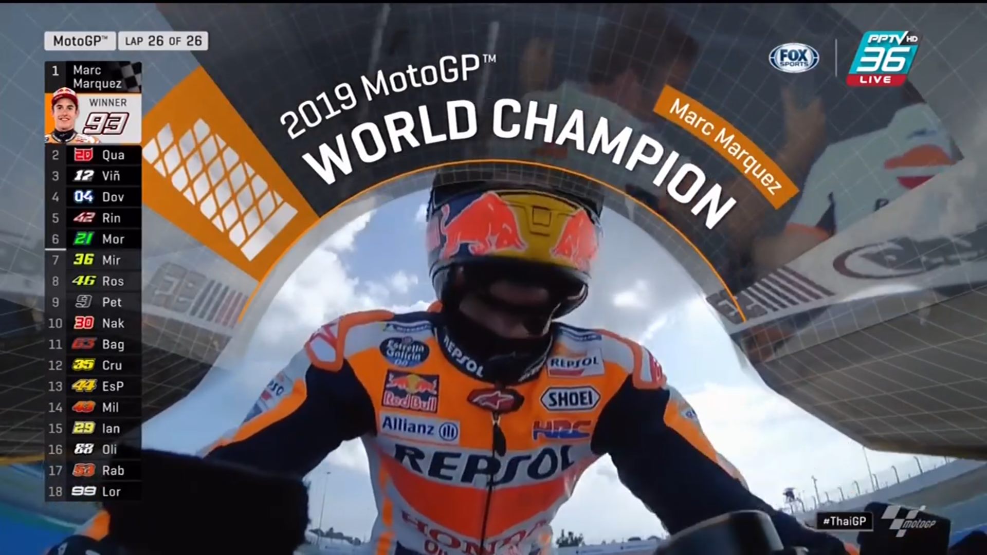 In 2014, Marc Márquez clinched his second consecutive #MotoGP 
