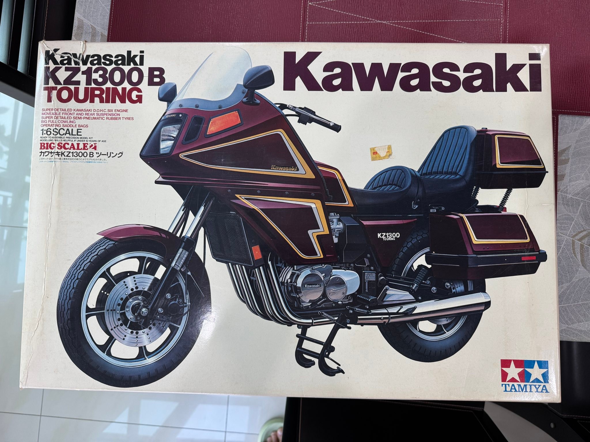 Tamiya 1:6 Kawasaki KZ1300 Touring model restoration
