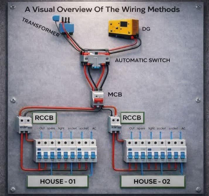 A Visual Overview of Electrical Wiring Methods with Automatic Transfer ...