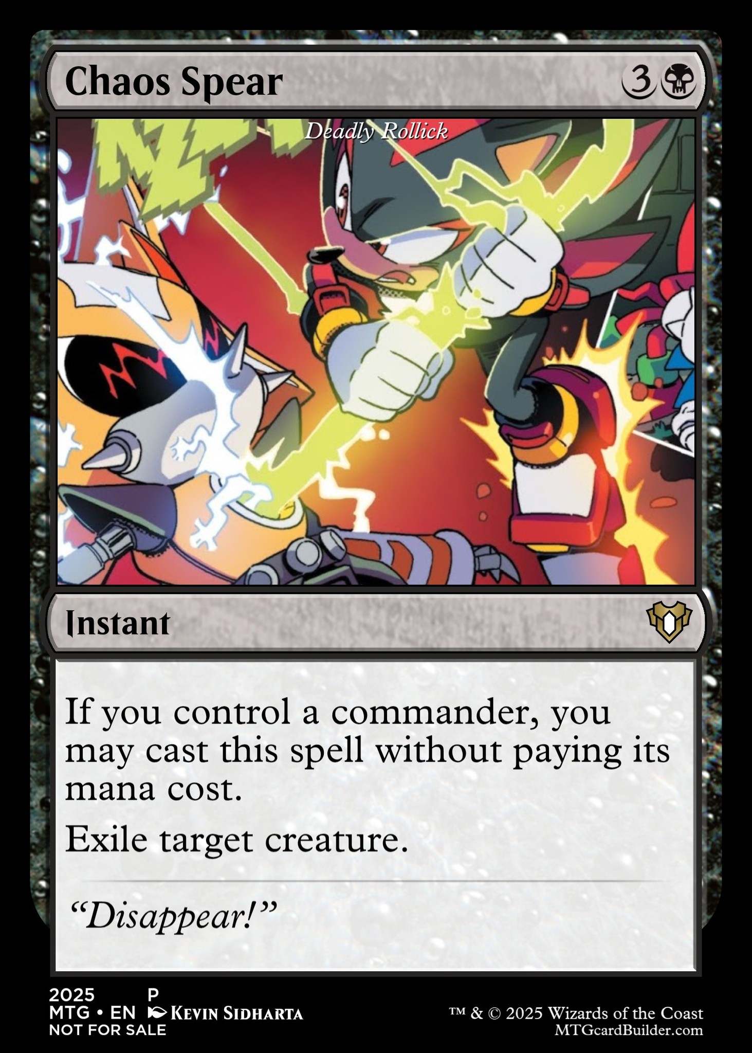 mtg sonic commander deck and Friends Box Sonic Mtg Deck Tech |