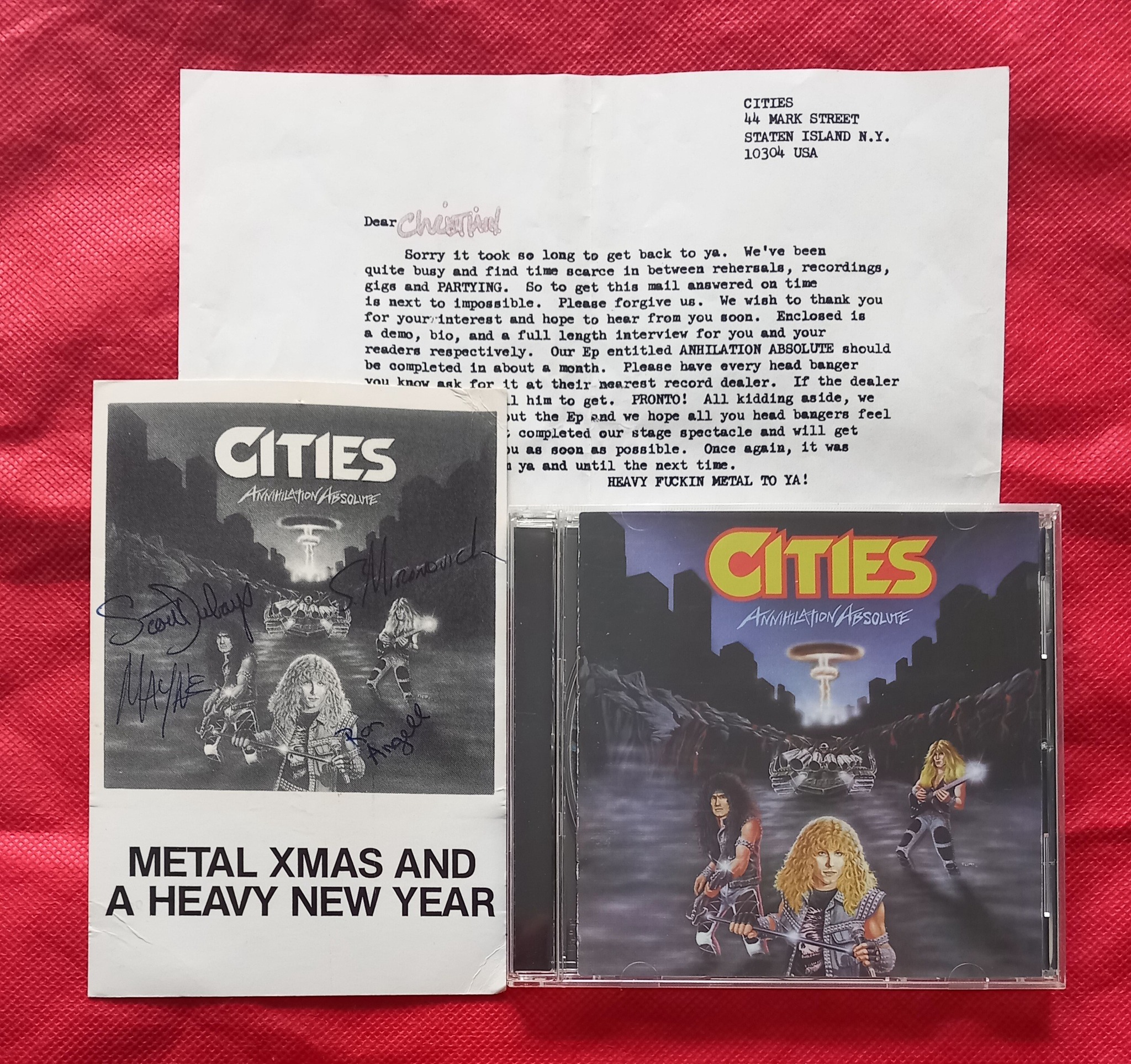 CITIES Annihilation Absolute UKオリジナル盤LP Cities