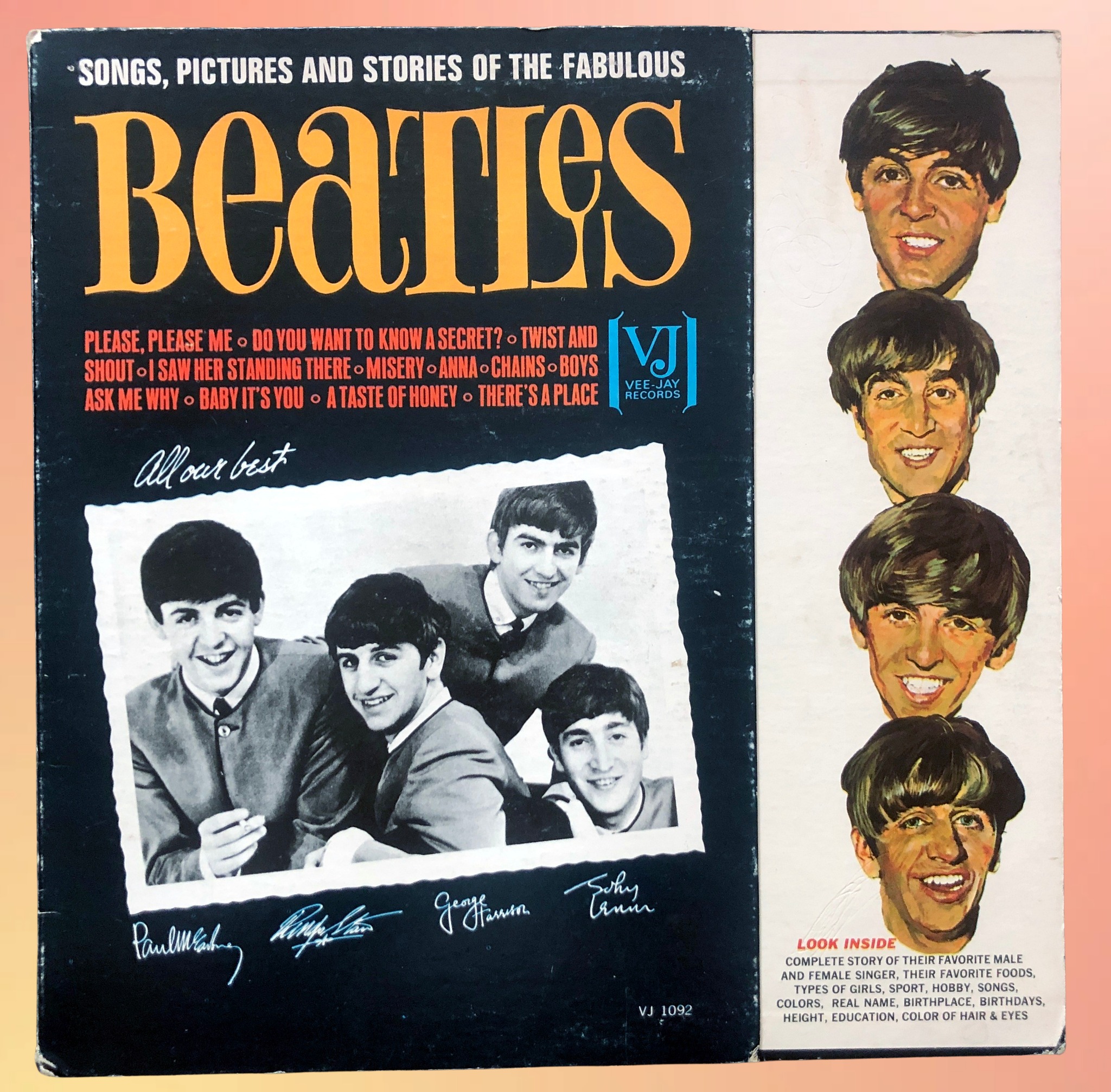 My copy of “The Beatles VS. The Four Seasons” A curious and rather
