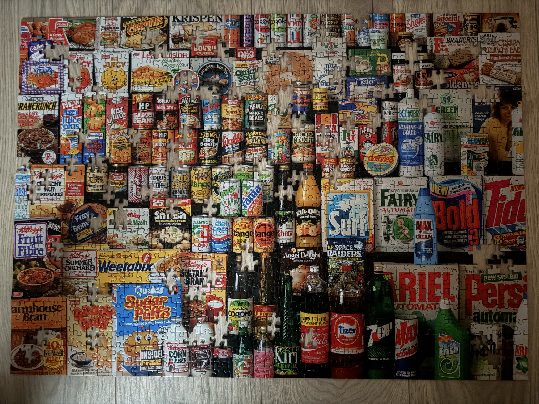 Missing puzzle pieces in new jigsaw puzzle
