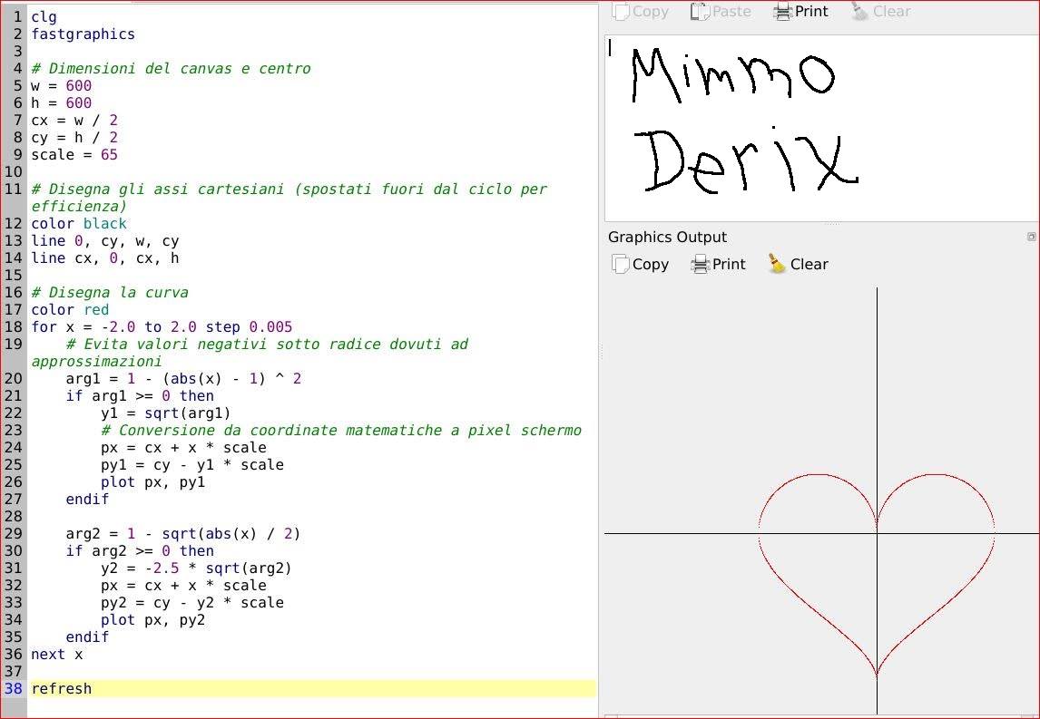 ZX Spectrum BASIC code for Mimmo Derix's heart drawing demo