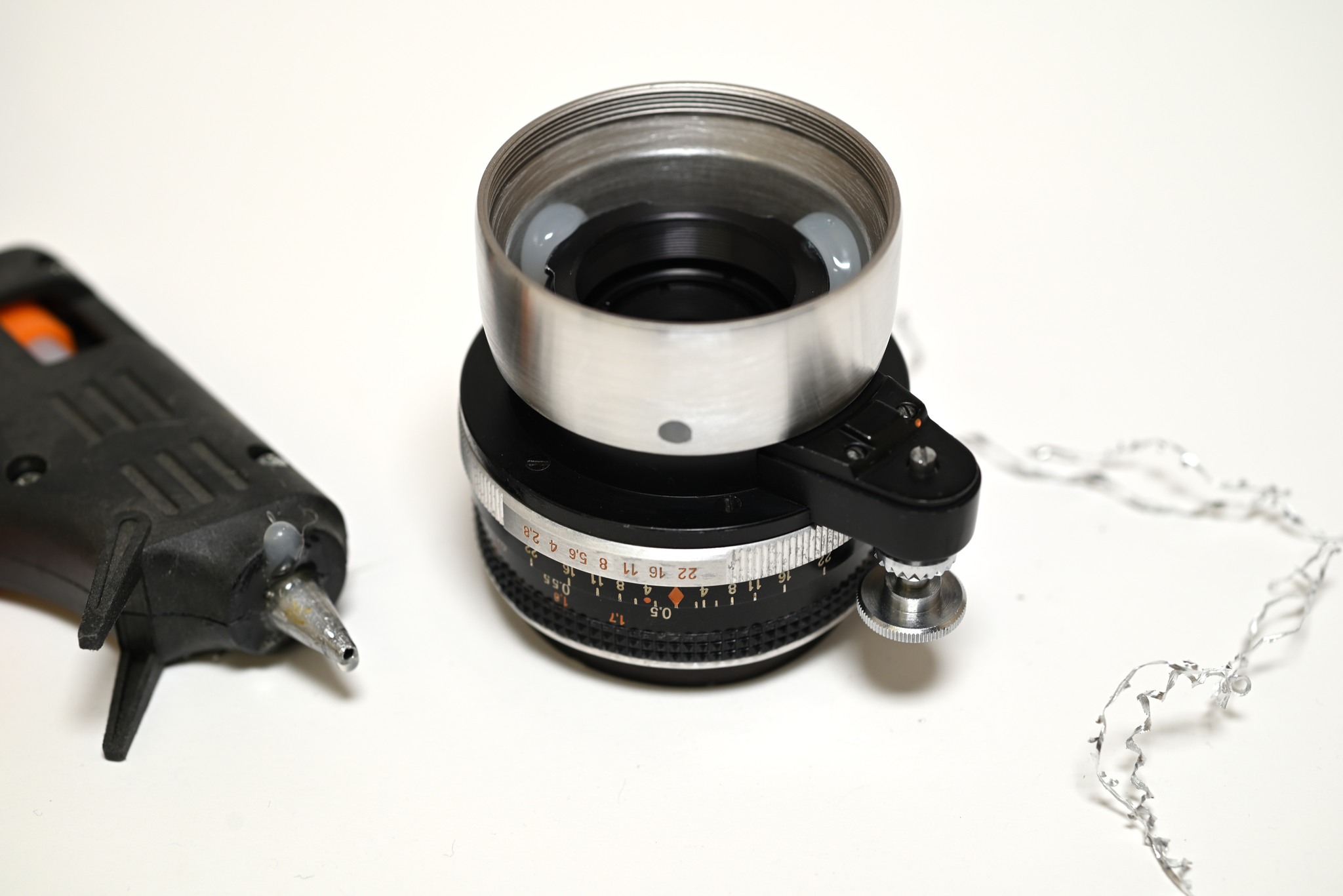 DIY Zeiss Jena Tessar 50mm lens adapter for Exakta mount