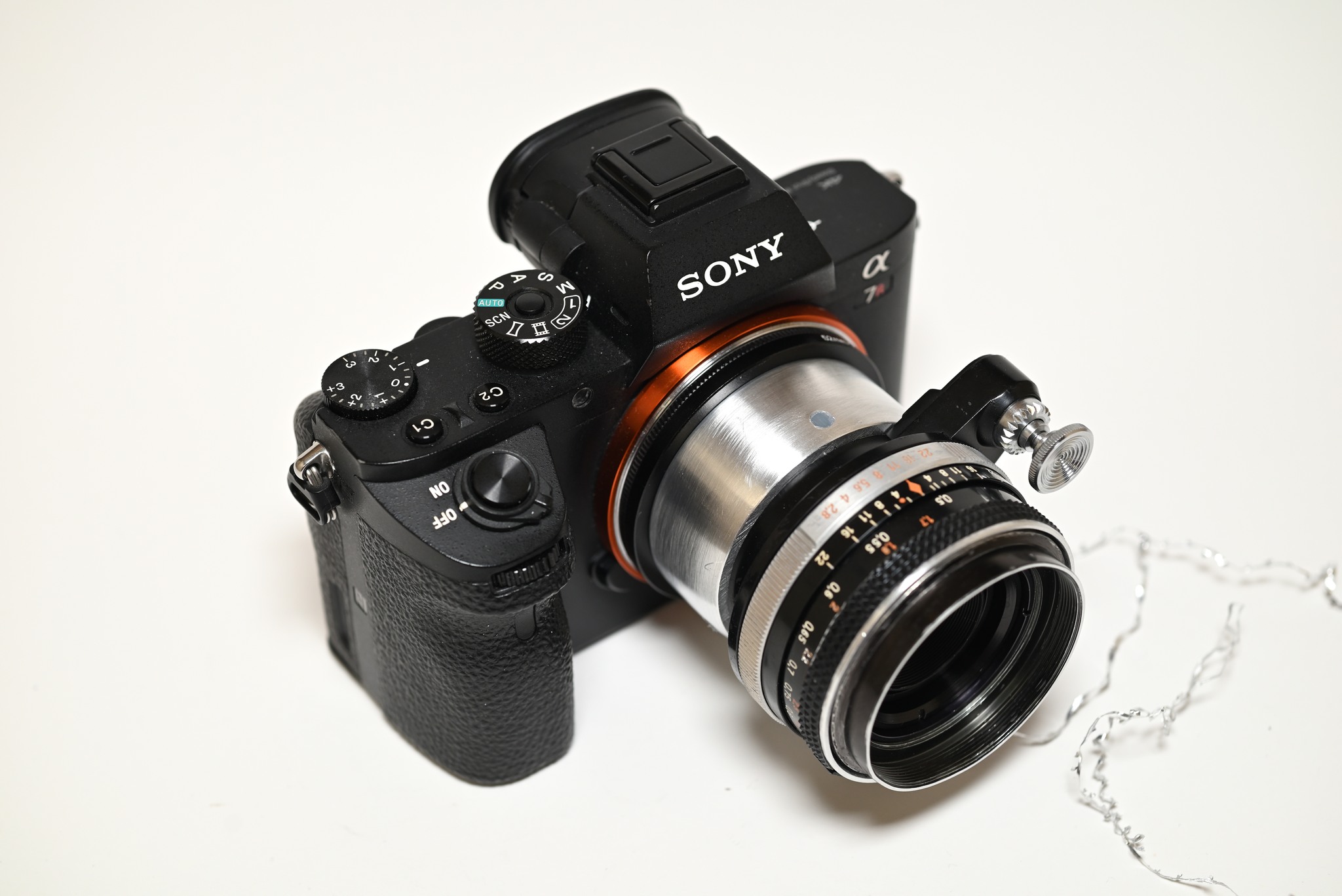 DIY Zeiss Jena Tessar 50mm lens adapter for Exakta mount
