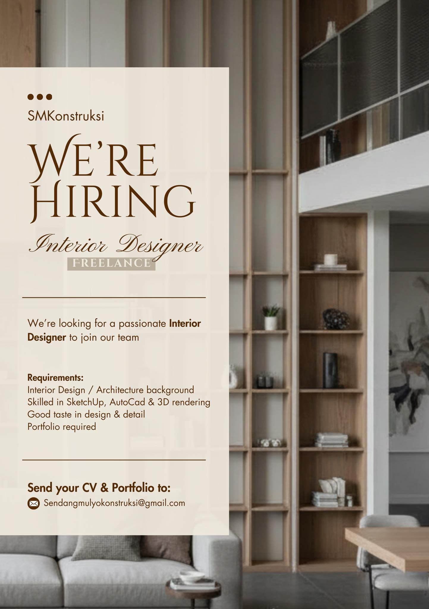 INTERIOR DESIGN FIRM JOB VACANCIES ( MALAYSIA & SINGAPORE ) | **🚨 We're ...