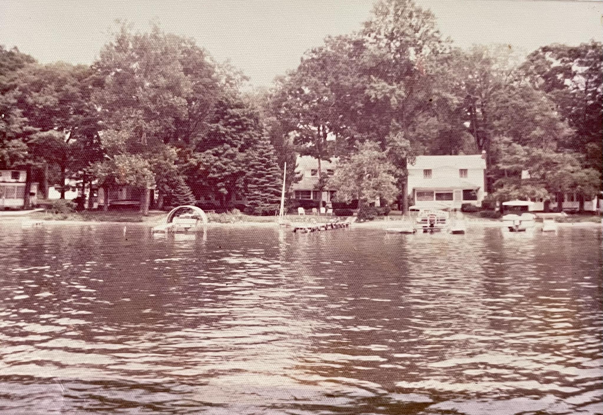 10 miles northwest of Fox Park at Echo Lodge c1949 …. My two kids 1977