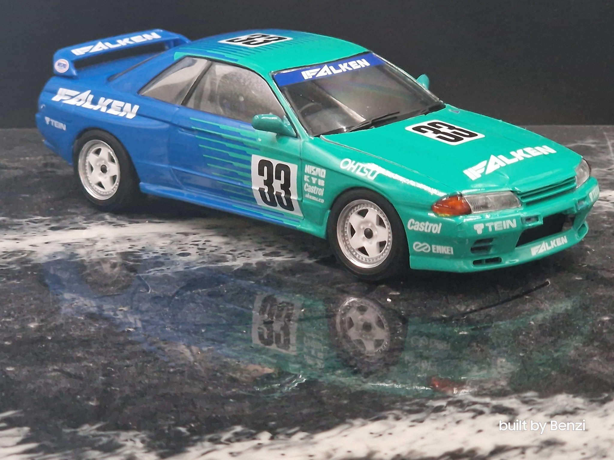 Just finished this One: Falken Skyline GT-R Gr.N Tamiya 1/24 ?