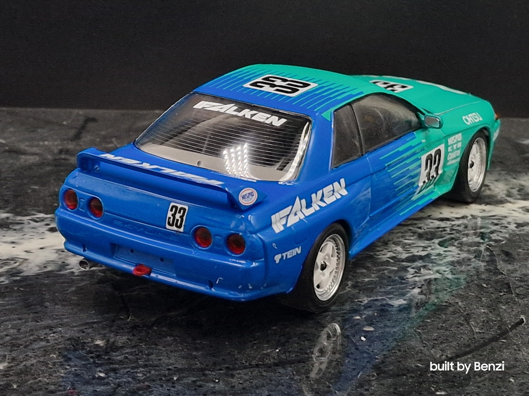 Just finished this One: Falken Skyline GT-R Gr.N Tamiya 1/24 ?