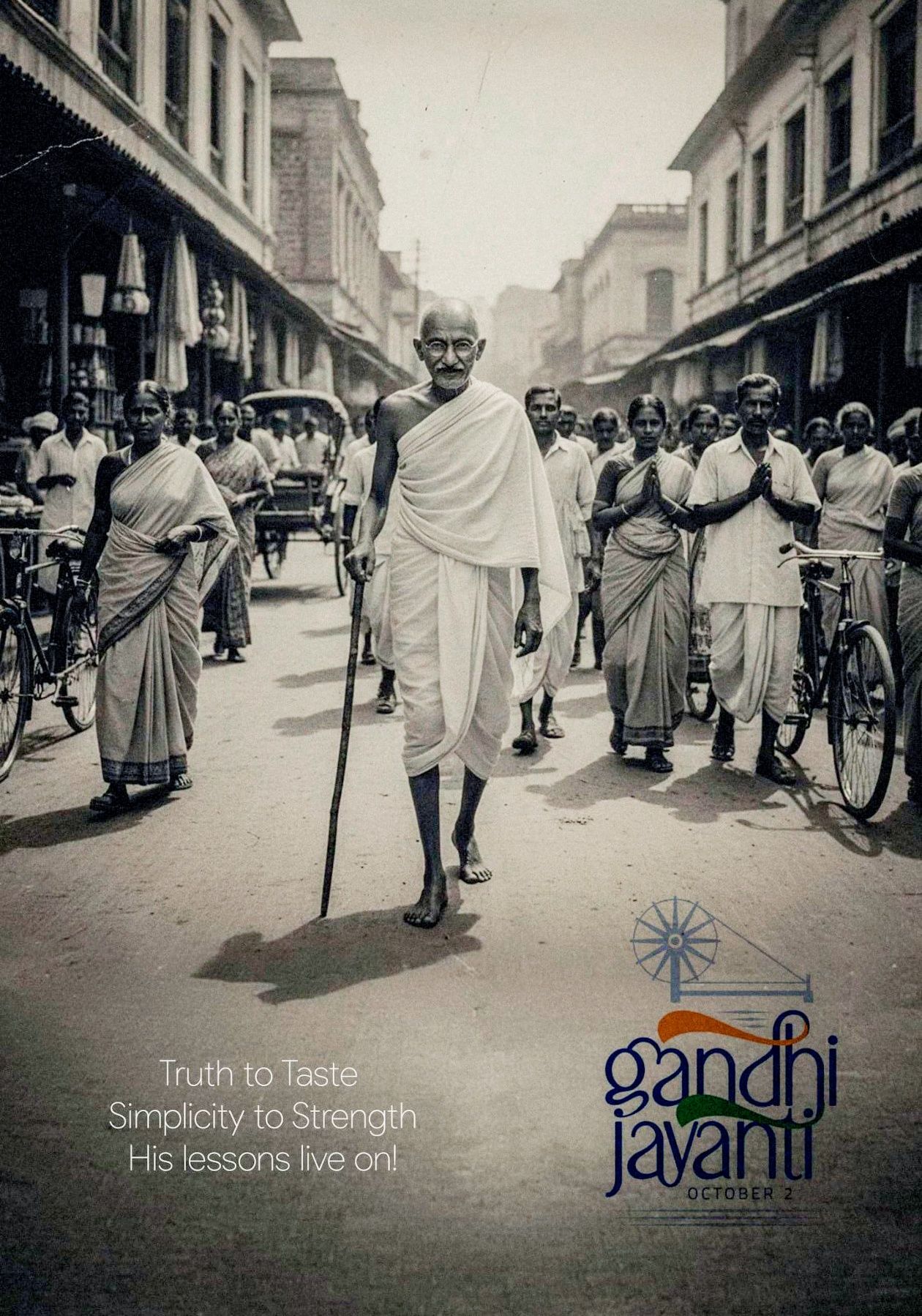 Jagadish - Happy Gandhi Jayanti! Let's honor the Father of the Nation ...