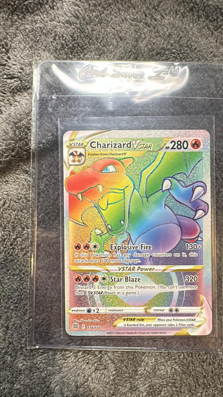charizard v star pokemon card value Vstar SWSH262 Full Art Black Promo MGC 9 Weakness / Resistance / Retreat Cost Charizard V - Brilliant Stars