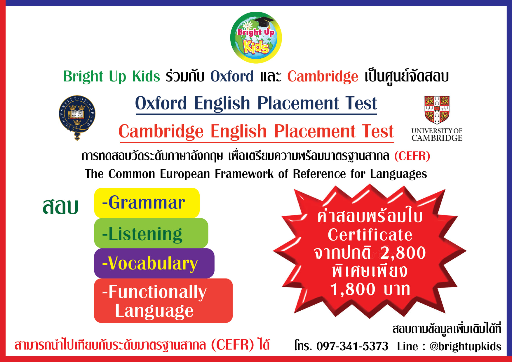 การสอบ CEFR (The Common European Framework of Reference for Languages ...