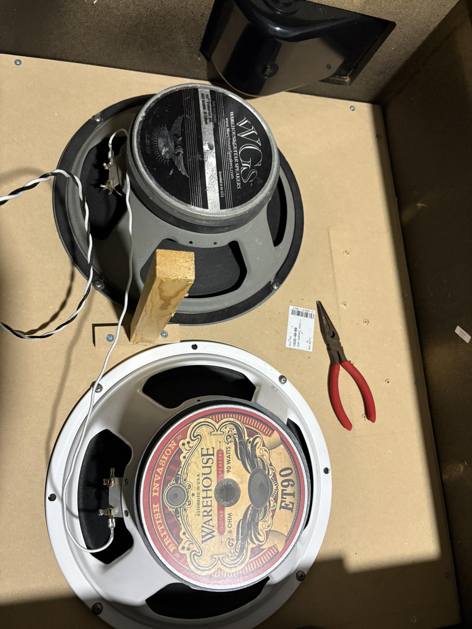 Wiring WGS ET90 and Veteran 30 speakers into a 16 ohm cab