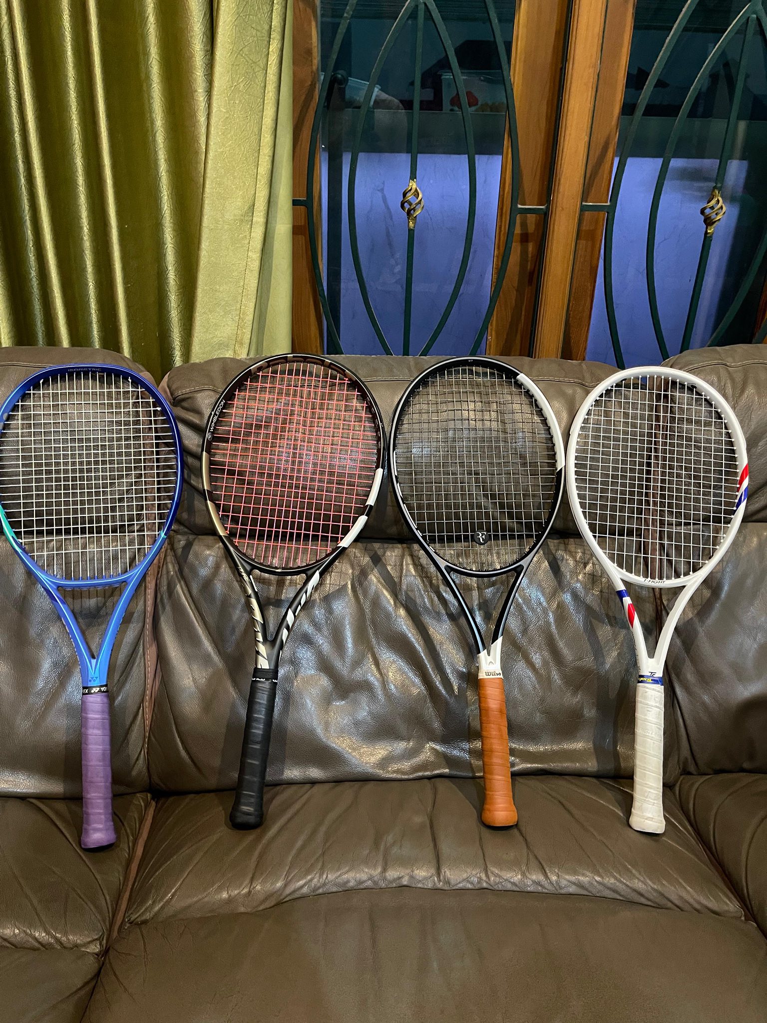 WTS 1. Yonex ezone 98 98/305 2. Babolat pure drive ?wimbledon 