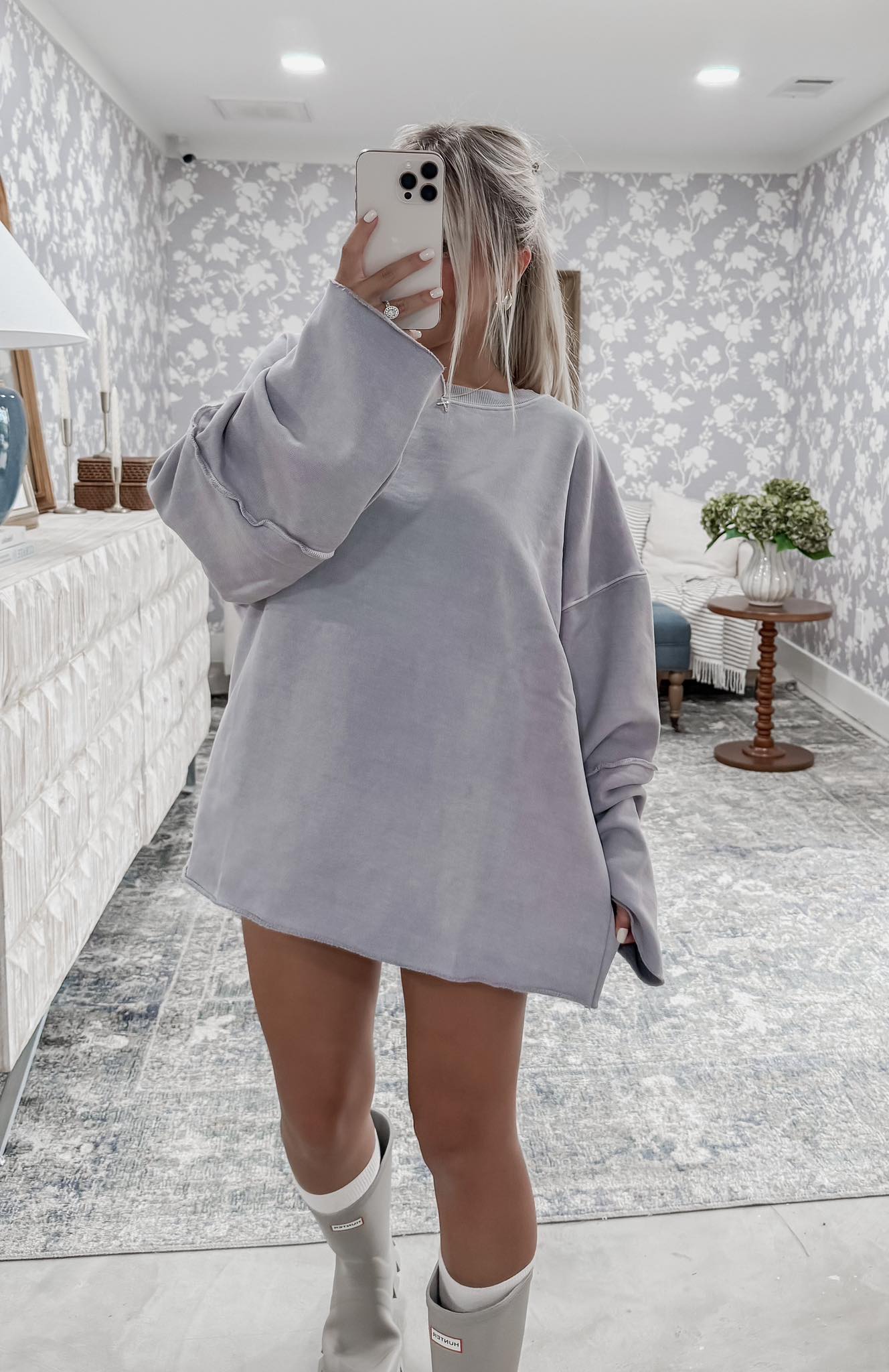 Crewneck Heather Grey Supreme Supreme Box Logo Crewneck (Heather 