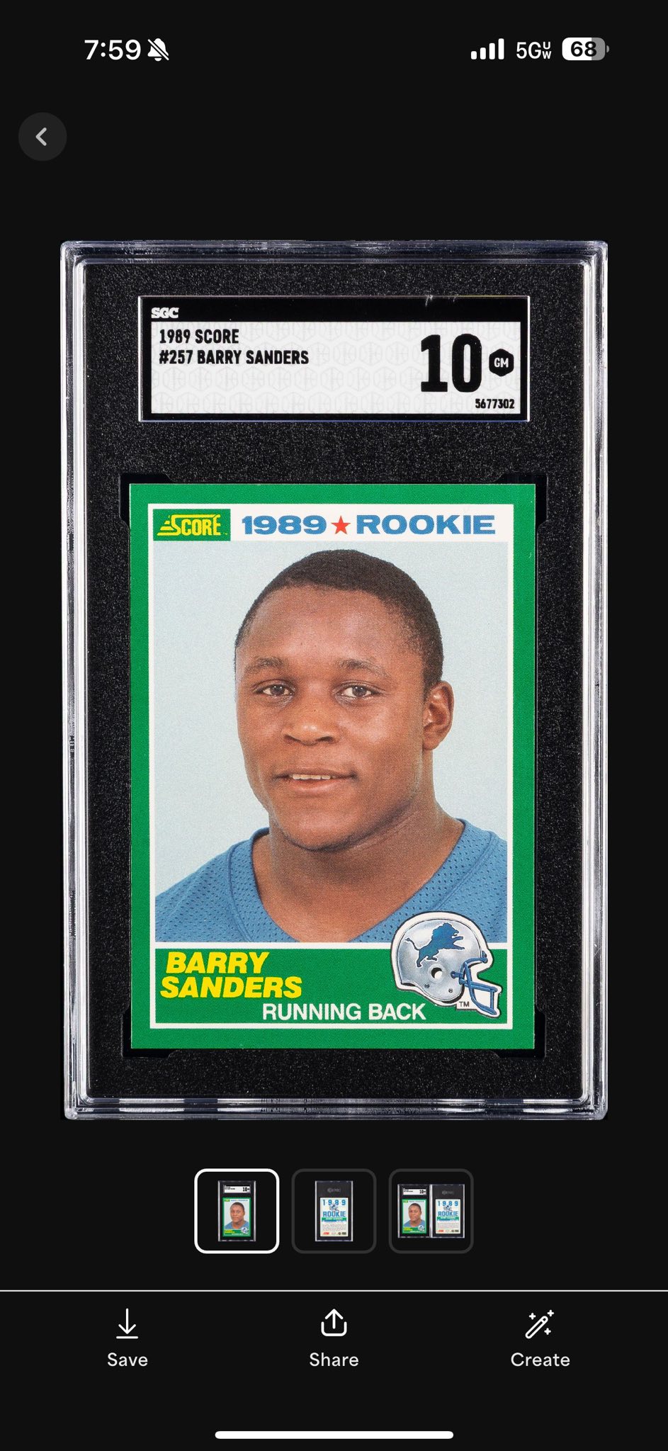 5 Supports Noirs Pour Cartes PSA/BGS – Plastique, Dimensions 8,0 X 5,5 X 1,1 Cm, Profondeur 0,9cm