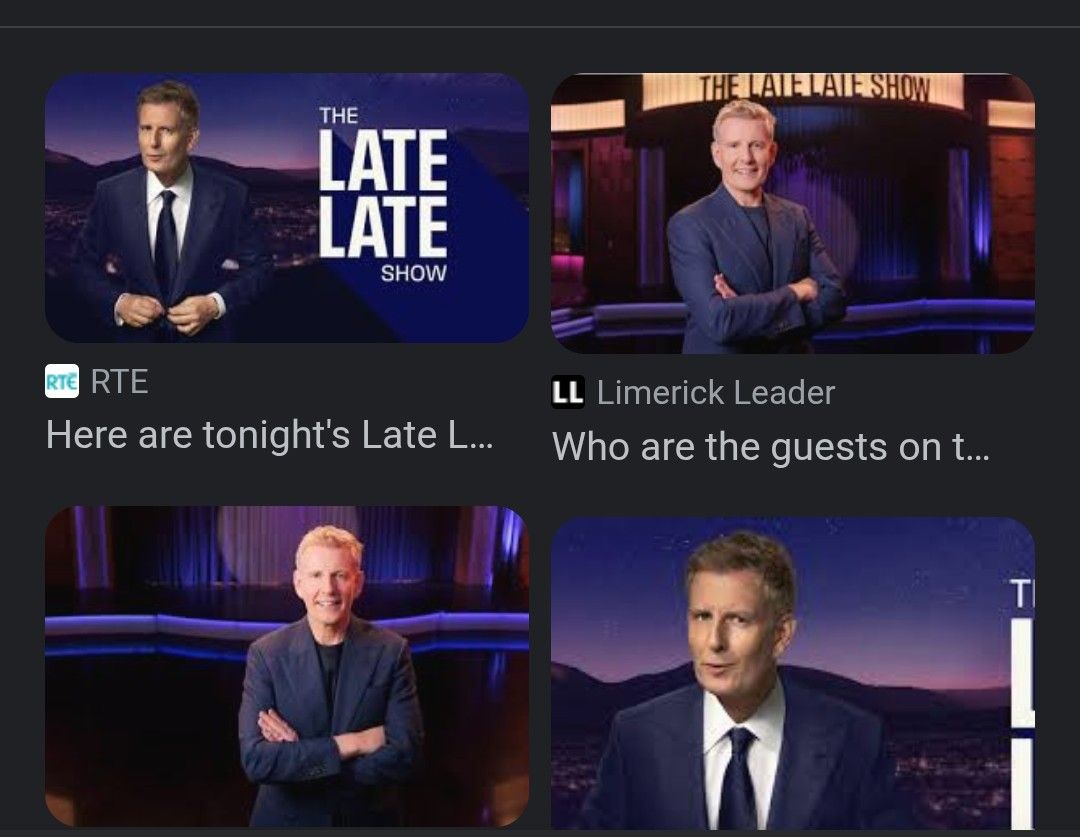 Seamus - Christ RTE and Patrick Kielty are scraping the arse of the ...