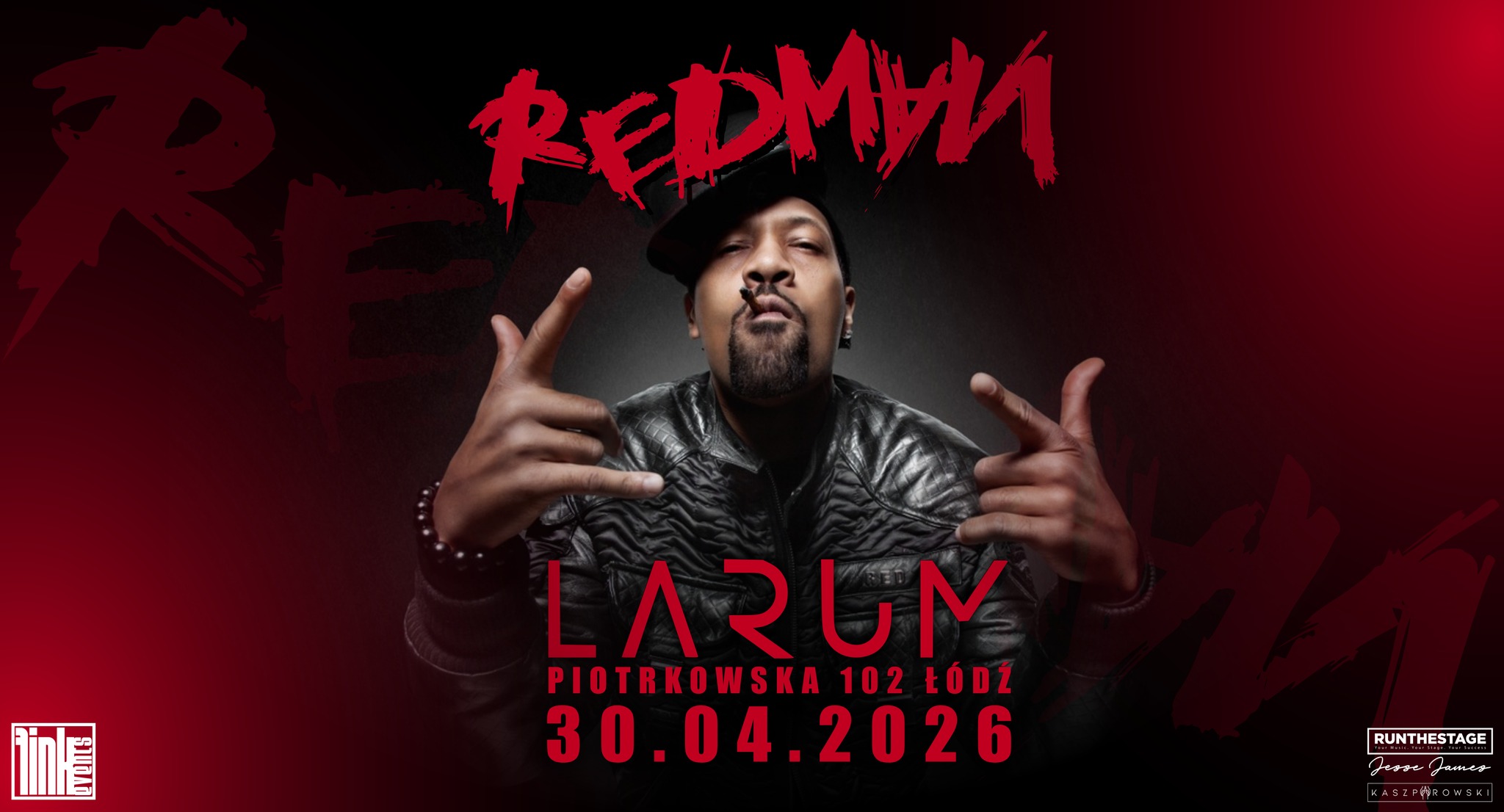 REDMAN - SPRING TOUR 2026 - ŁÓDŹ /// JWP/BC, NTK