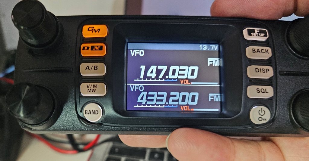 Tx frequency of Yaesu FTM 300D model from Japan