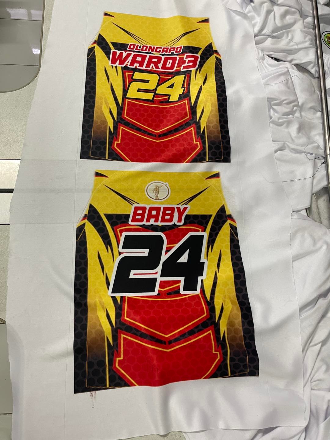 Full Sublimation Jersey Basketball Team print ONLY!! Olongapo Ward 3 ...