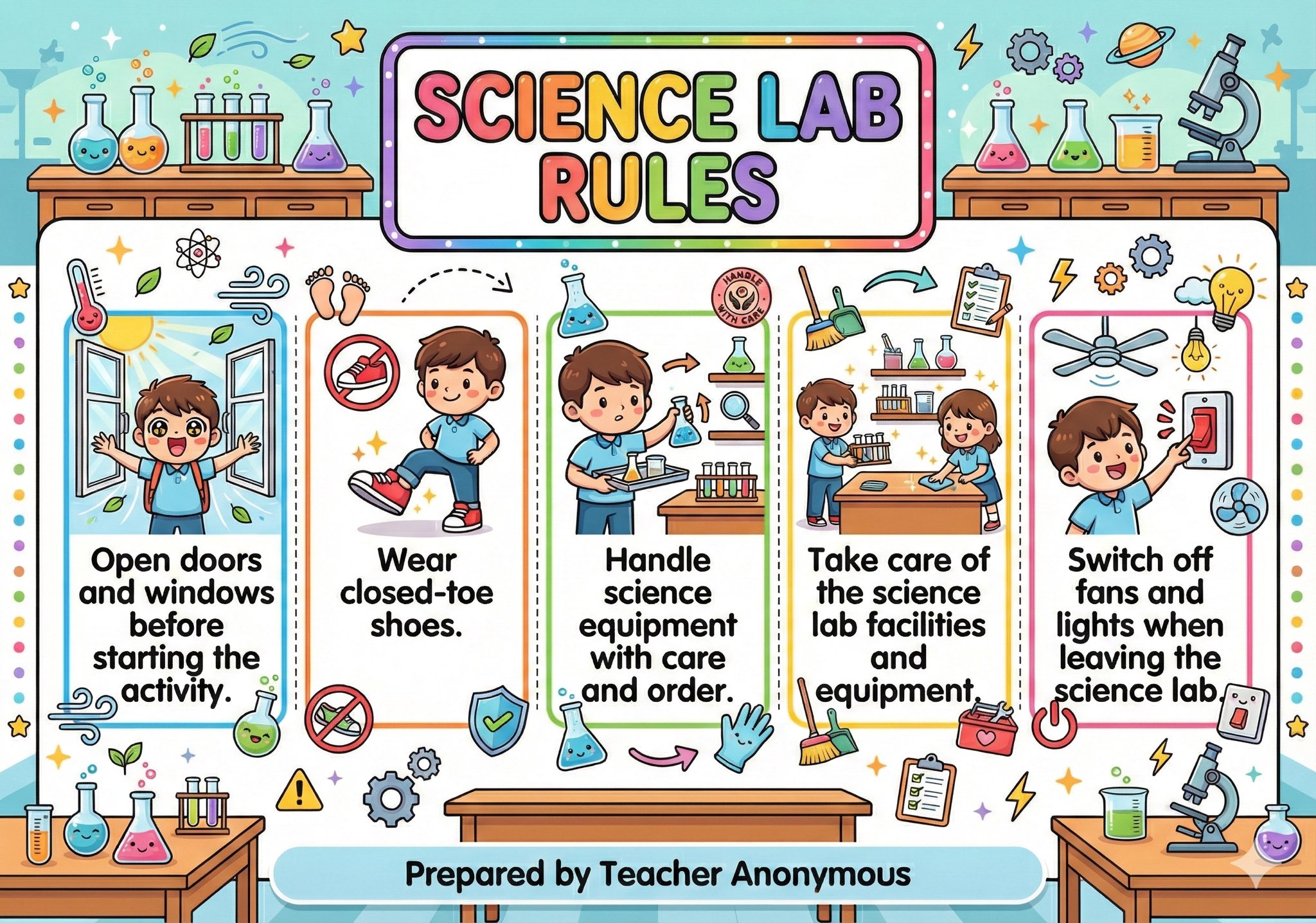TcherCollection - TC | Sains Tahun 3 - Topik 2 Peraturan Bilik Sains ...