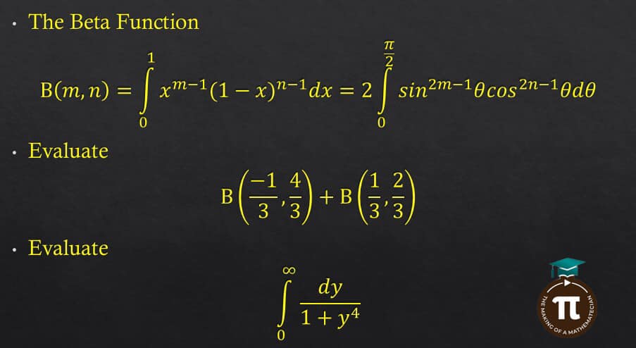 Scientifically Explained | Lecture 6: The Beta Function - Definition ...