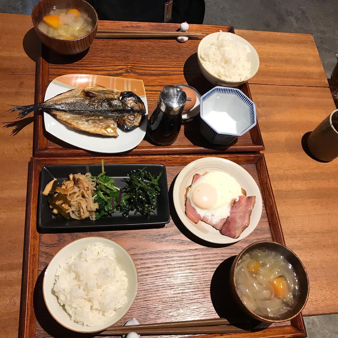 喫茶トエム - 2週間ぶりのあるべー 美味いなぁ…本当 三崎へ来て泊まったらあさめしは、あるべへ...