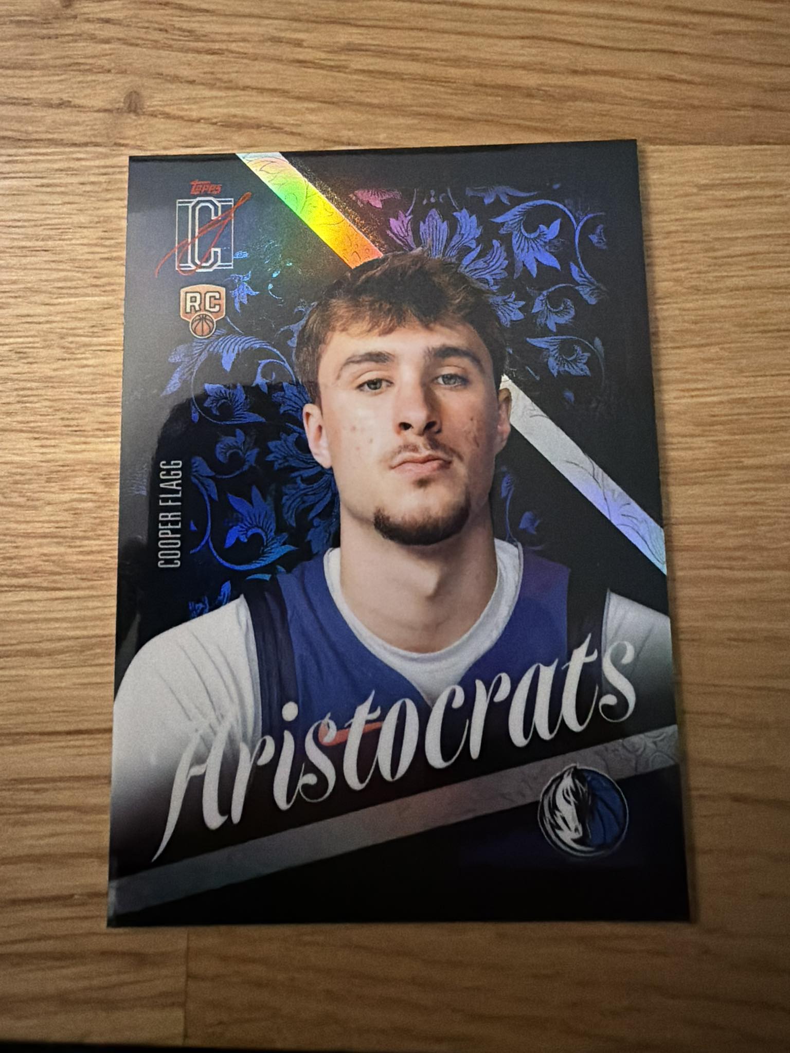 Hit a Cooper Flagg Aristocrats card with blasters