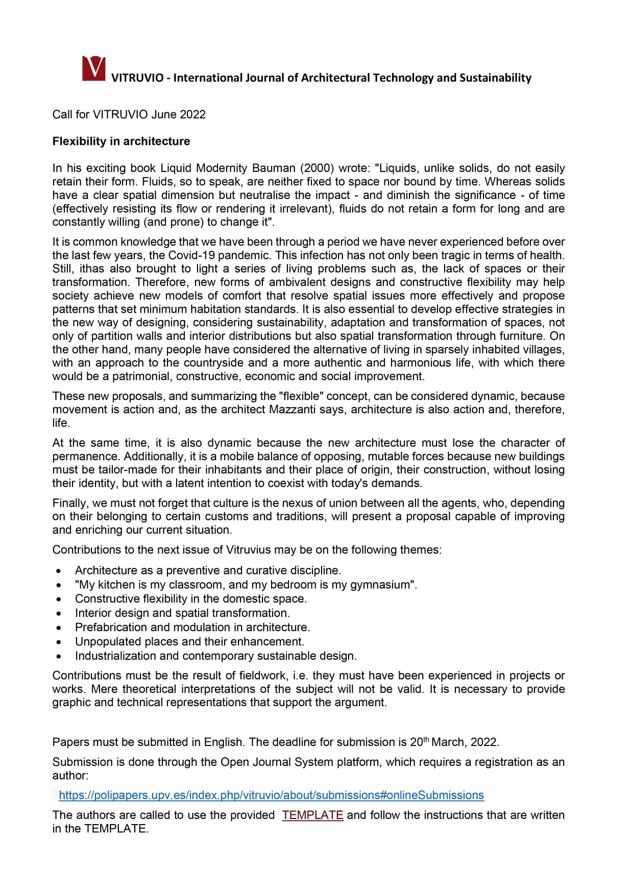 INTERSPECIES - 🇪🇸 Call for Papers - International Journal We are ...