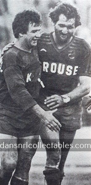 Dan's NRL Collectables | George & Ray at the end of a match | Facebook