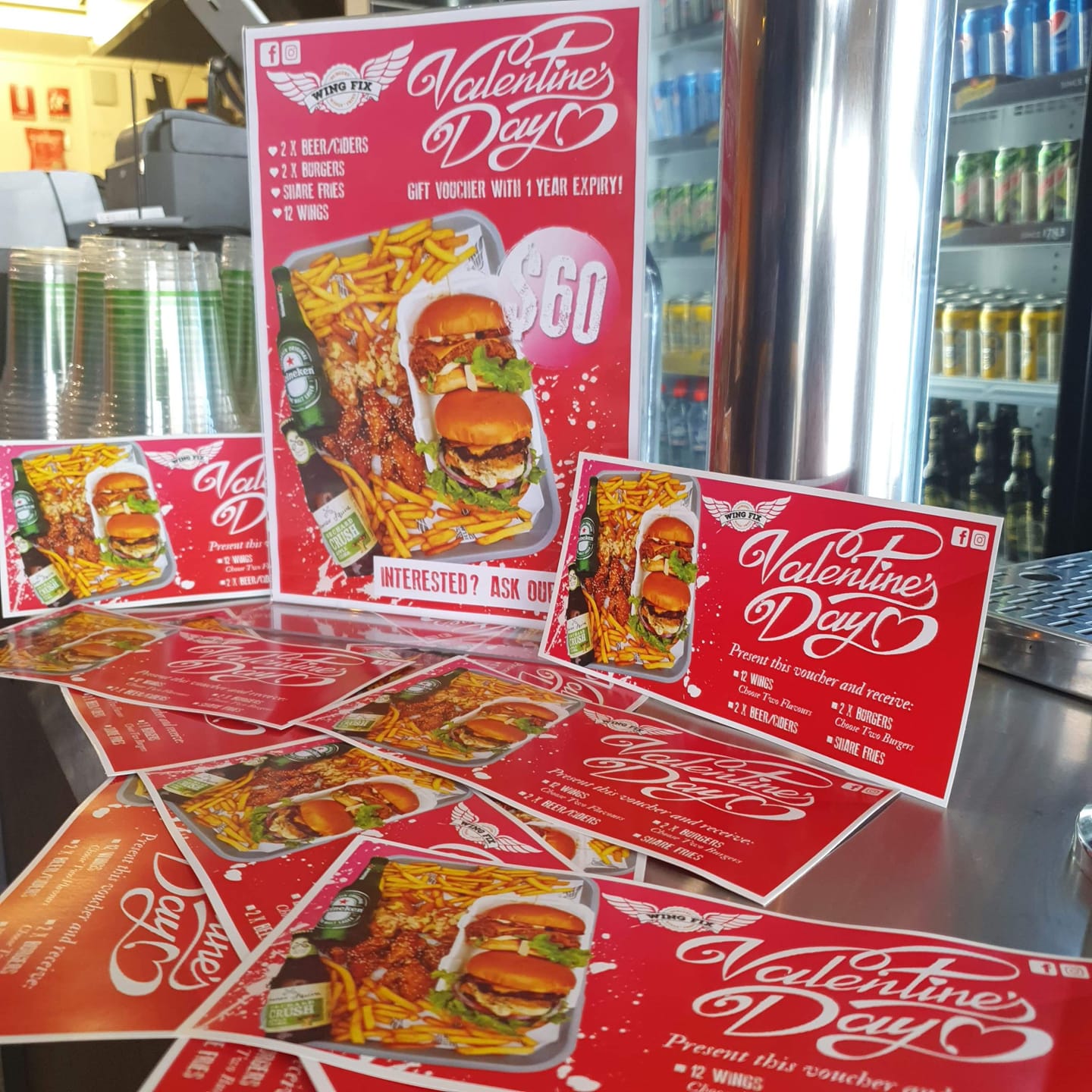 Wing Fix - Our valentines day vouchers day vouchers are...
