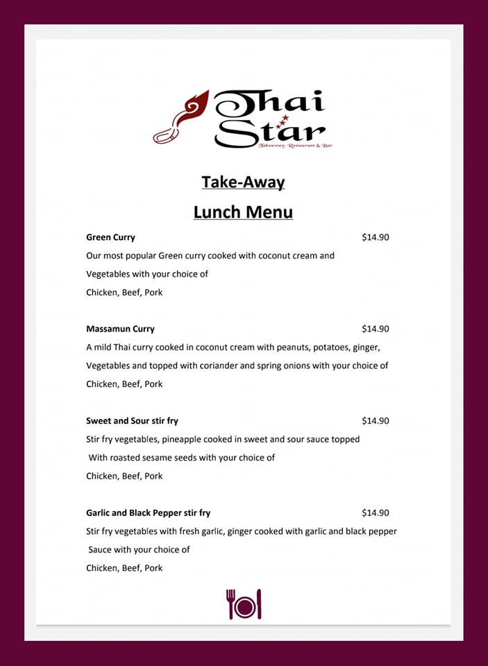 Thai Star Restaurant & Bar Te Puke