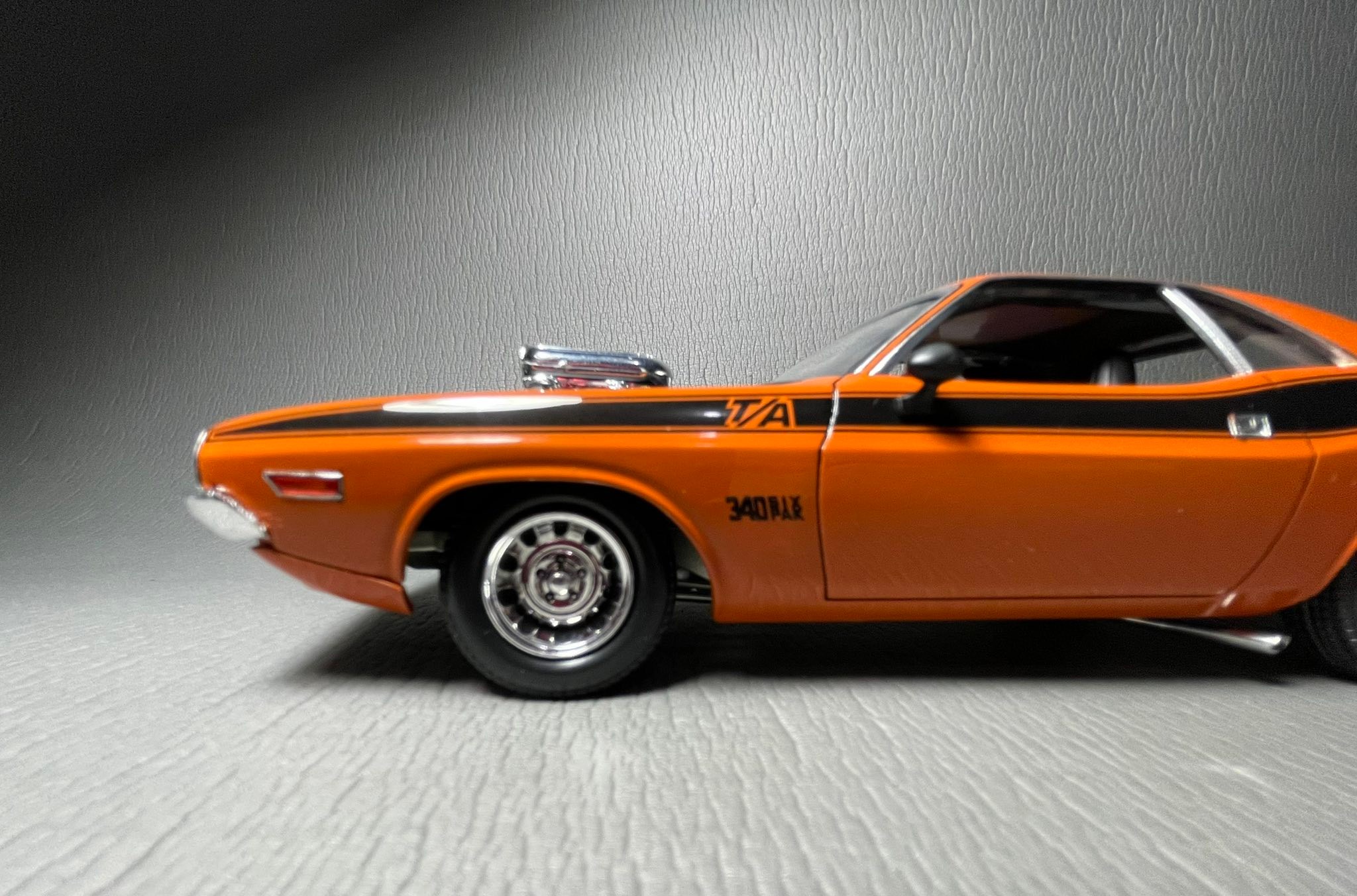Finished 1970 Dodge Challenger T/A Revell 1/24 model