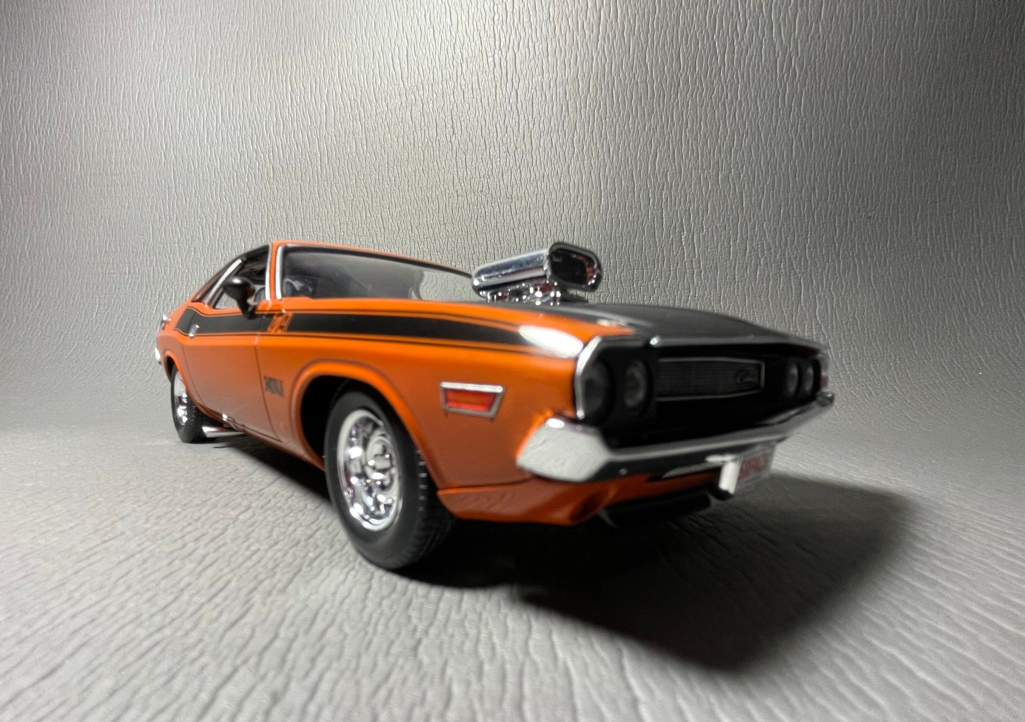 Finished 1970 Dodge Challenger T/A Revell 1/24 model