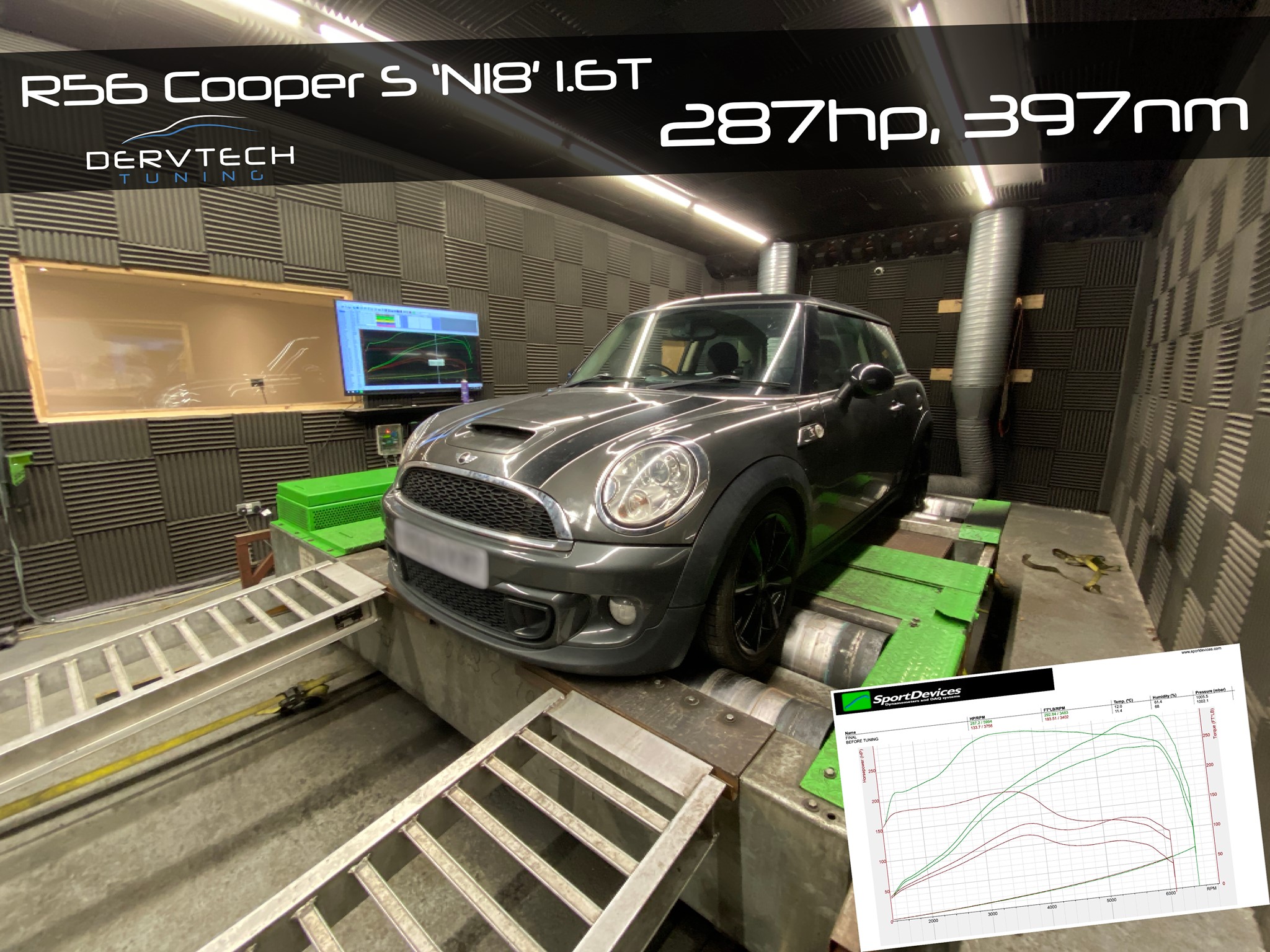 DervTech Tuning - 🔥R56, N18 MINI... 290hp, 400nm at 'low...