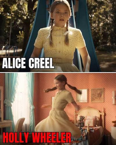 Stranger Things' Holly Wheeler parallels Alice in Wonderland