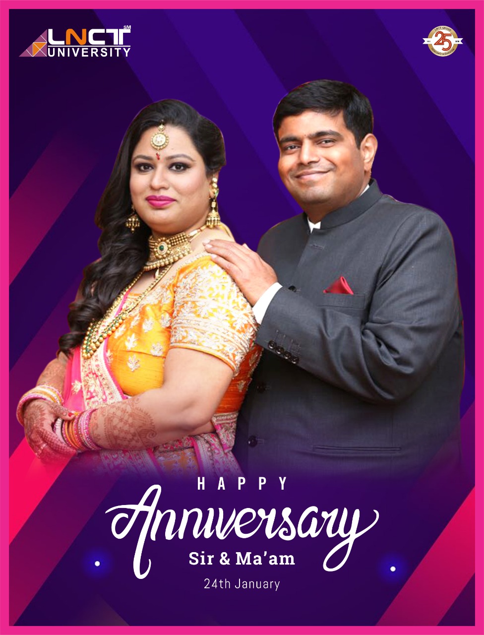 Lnct University Happy Anniversary Sir Ma Am Your Facebook