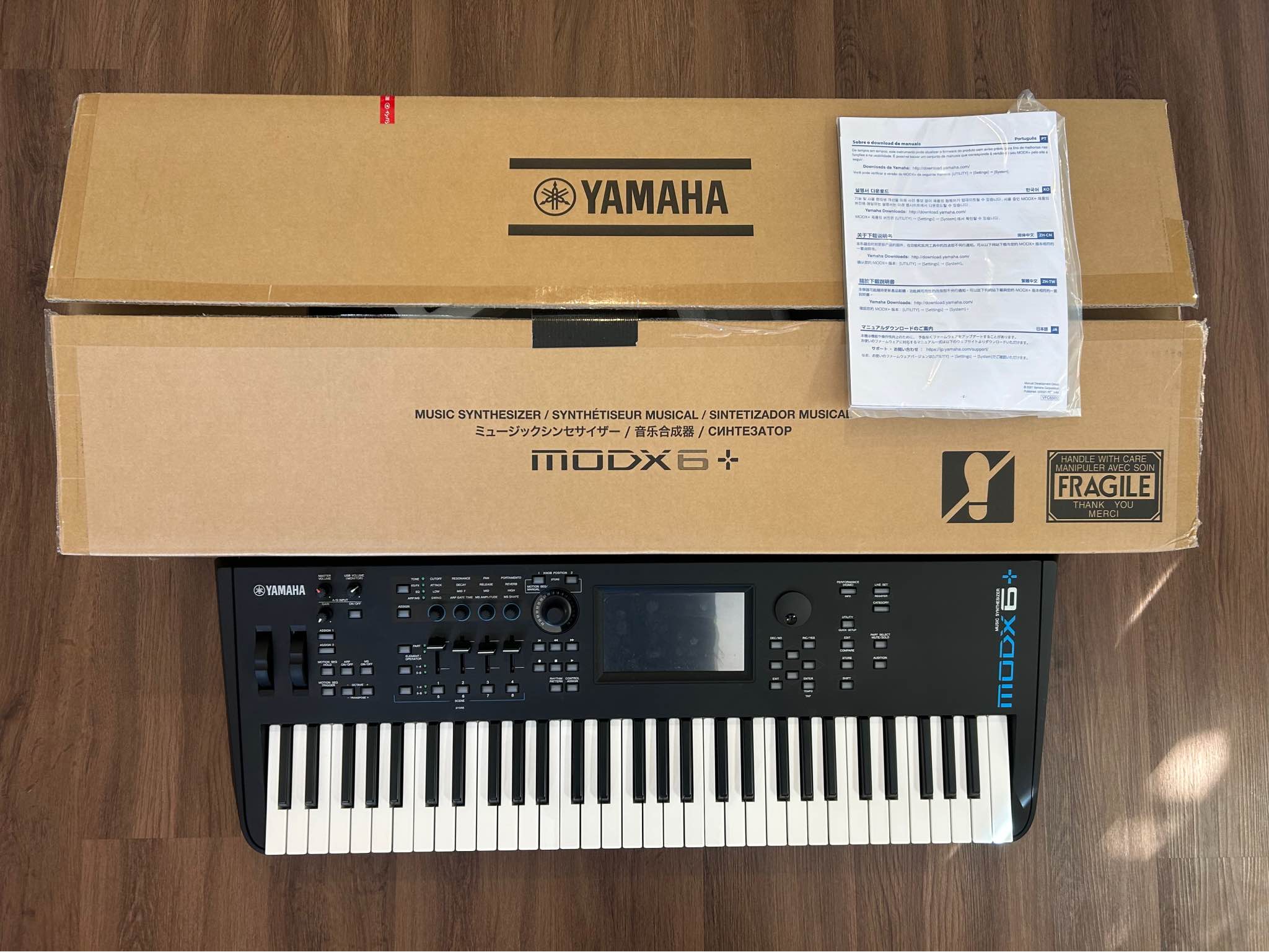Yamaha MODX6+ Plus 61 key Voice Synthesizer - Electronic Keyboards ...